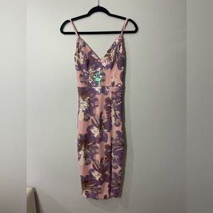 Sequin Floral Dress The Population Dress